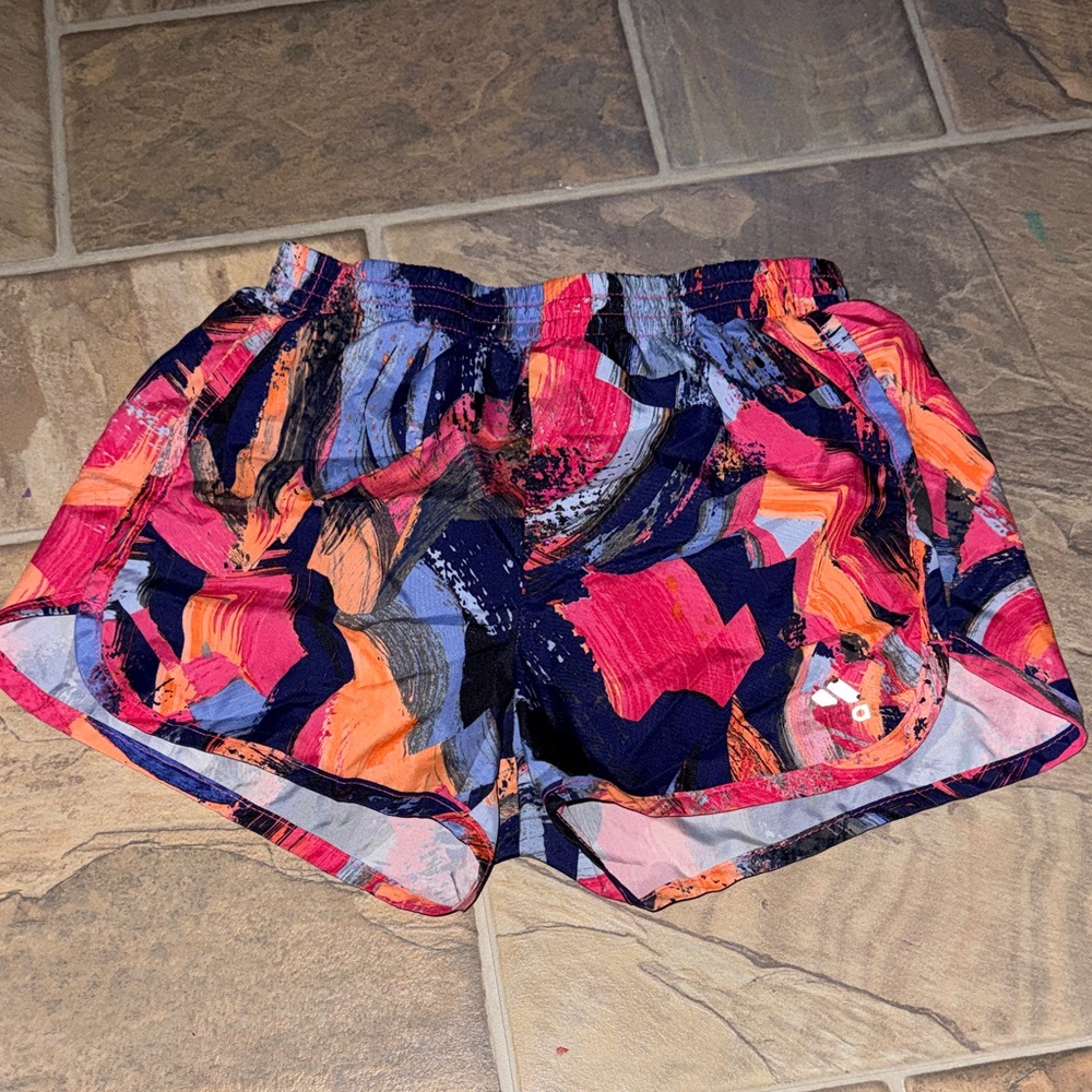 adidas Kids Girls Multicolor Athletic Shorts